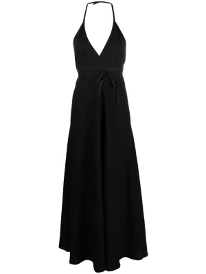 

Open-back linen maxi dress, Forte Forte Open-back linen maxi dress