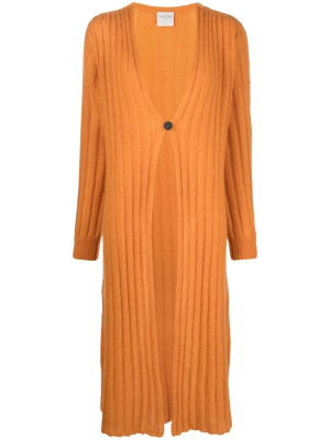 

Ribbed-knit cardi-coat, Forte Forte Ribbed-knit cardi-coat
