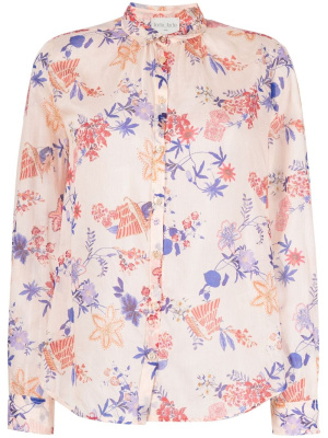 

Floral-print long-sleeved shirt, Forte Forte Floral-print long-sleeved shirt
