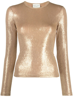 

Metallic long-sleeve T-shirt, Forte Forte Metallic long-sleeve T-shirt