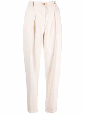 

High-waisted pleat-front trousers, Forte Forte High-waisted pleat-front trousers