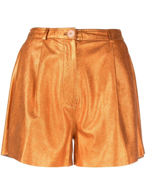 

Metallic-effect leather shorts, Forte Forte Metallic-effect leather shorts