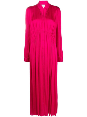 

Pleated long-sleeve dress, Forte Forte Pleated long-sleeve dress