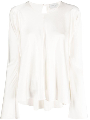 

Draped stretch silk blouse, Forte Forte Draped stretch silk blouse