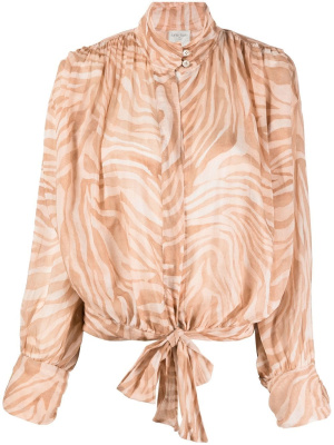

Zebra-print blouse, Forte Forte Zebra-print blouse