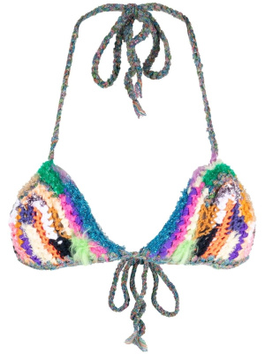 

Rainbow knit bikini top, Forte Forte Rainbow knit bikini top