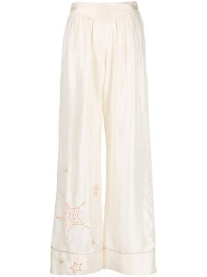 

Embroidered palazzo pants, Forte Forte Embroidered palazzo pants