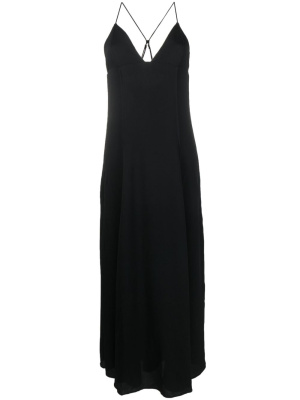 

Crossover-strap maxi dress, Forte Forte Crossover-strap maxi dress