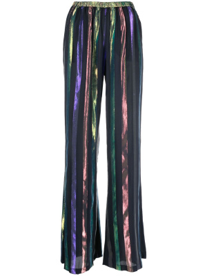 

Flared stripe-print trousers, Forte Forte Flared stripe-print trousers