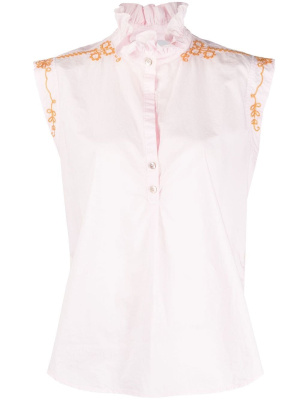 

High-neck sleeveless shirt, Forte Forte High-neck sleeveless shirt