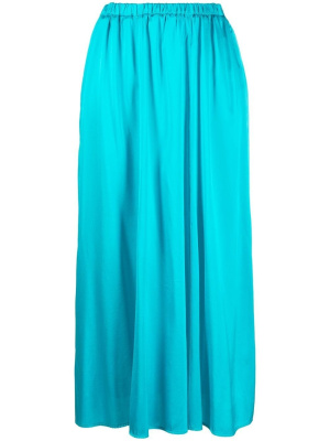 

Elasticated-waist silk midi skirt, Forte Forte Elasticated-waist silk midi skirt