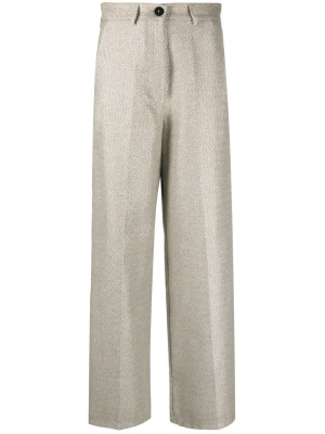 

Wide-leg cotton-blend trousers, Forte Forte Wide-leg cotton-blend trousers