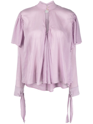 

Ruffled draped blouse, Forte Forte Ruffled draped blouse