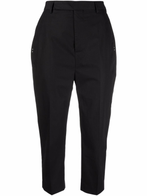 

High-waisted cropped trousers, Rick Owens High-waisted cropped trousers