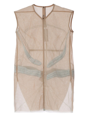 

Embroidered sheer dress, Rick Owens Embroidered sheer dress