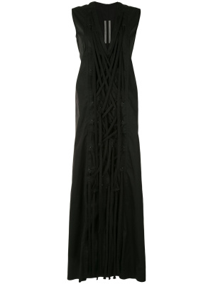 

Tie front maxi dress, Rick Owens Tie front maxi dress