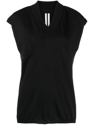 

V-neck wool top, Rick Owens V-neck wool top