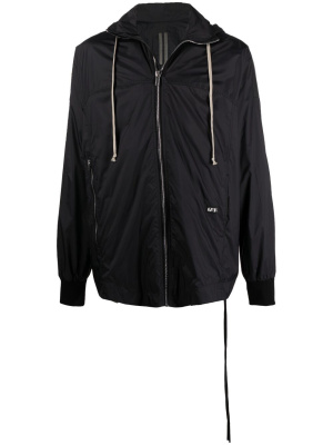 

Drawstring zipped jacket, Rick Owens Drawstring zipped jacket