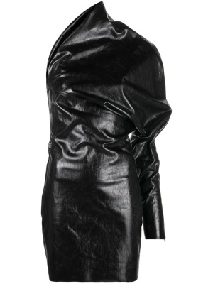 

One-shoulder mini dress, Rick Owens One-shoulder mini dress