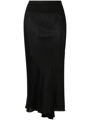 

Pleat-detail high-waisted skirt, Rick Owens Pleat-detail high-waisted skirt