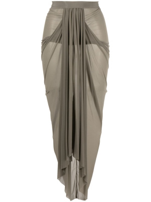 

Asymmetric draped skirt, Rick Owens Asymmetric draped skirt