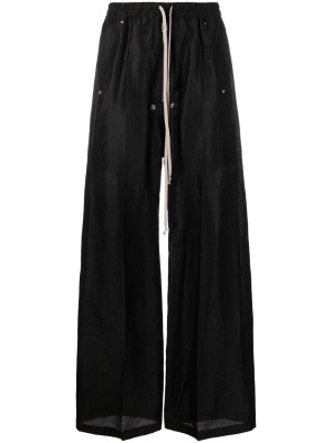 

Drawstring-waist palazzo pants, Rick Owens Drawstring-waist palazzo pants