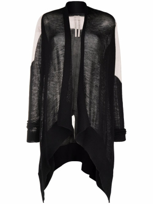 

Asymmetric wool cardigan, Rick Owens Asymmetric wool cardigan