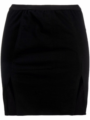 

Side-slit mini skirt, Rick Owens Side-slit mini skirt