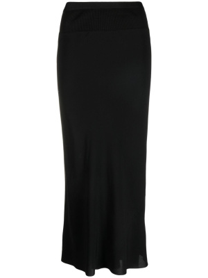 

Draped-detail skirt, Rick Owens Draped-detail skirt