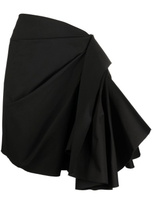 

Draped cotton mini skirt, Rick Owens Draped cotton mini skirt