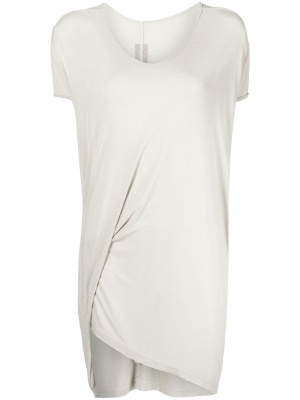 

Draped short-sleeved T-shirt, Rick Owens Draped short-sleeved T-shirt