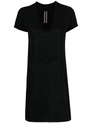 

Scoop-neck long-length T-shirt, Rick Owens Scoop-neck long-length T-shirt