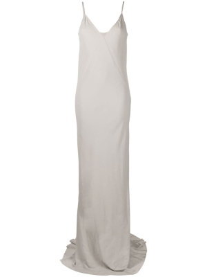 

Slip-on maxi gown dress, Rick Owens Slip-on maxi gown dress