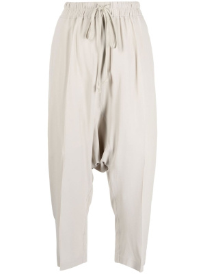 

Drop-crotch cropped trousers, Rick Owens Drop-crotch cropped trousers