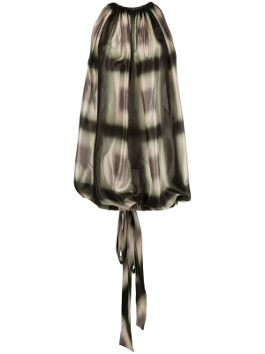 

Graphic-print puffball dress, Rick Owens Graphic-print puffball dress