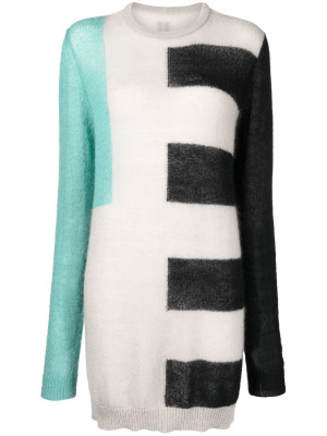 

Knitted stripe jumper, Rick Owens Knitted stripe jumper