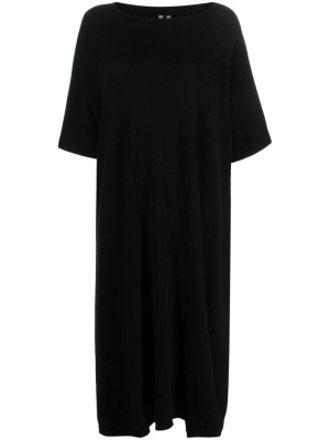 

Boat-neck mid-length poncho, Rick Owens Boat-neck mid-length poncho