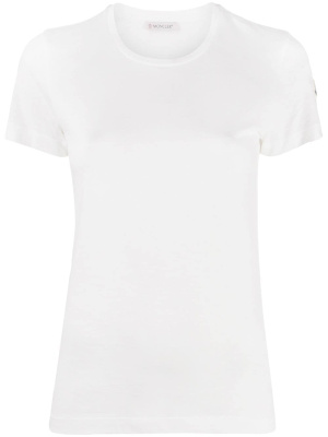 

Logo patch cotton T-shirt, Moncler Logo patch cotton T-shirt