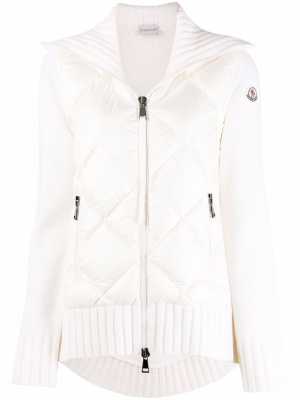 

Zip-front knitted jacket, Moncler Zip-front knitted jacket