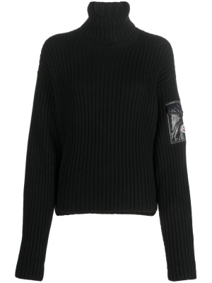

Logo patch-pocket jumper, Moncler Logo patch-pocket jumper