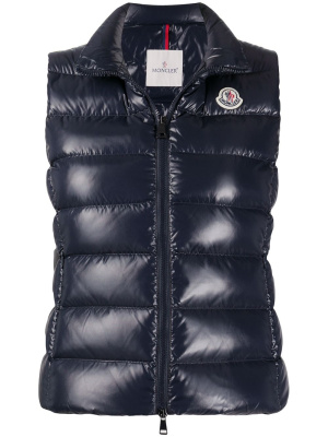 

Logo-patch padded gilet, Moncler Logo-patch padded gilet