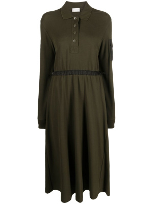 

Long-sleeve midi shirt dress, Moncler Long-sleeve midi shirt dress