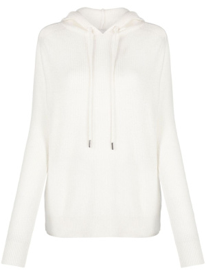 

Drawstring virgin wool-cashmere blend hoodie, Moncler Drawstring virgin wool-cashmere blend hoodie