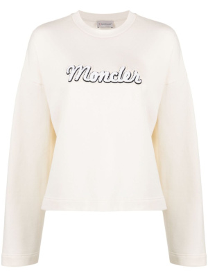 

Logo-patch fleece sweatshirt, Moncler Logo-patch fleece sweatshirt