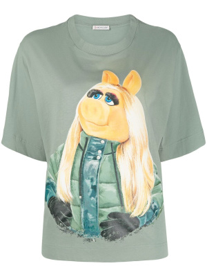 

Miss Piggy cotton T-shirt, Moncler Miss Piggy cotton T-shirt