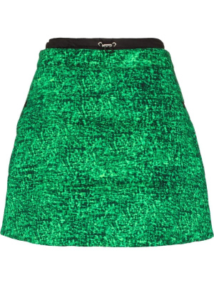 

X JW Anderson abstract-print mini A-line skirt, Moncler X JW Anderson abstract-print mini A-line skirt