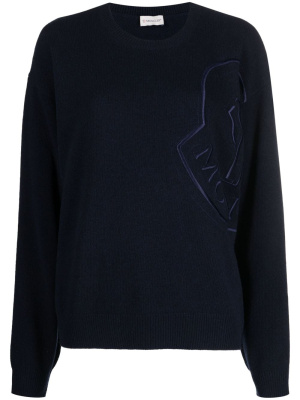 

Logo-patch long-sleeve jumper, Moncler Logo-patch long-sleeve jumper
