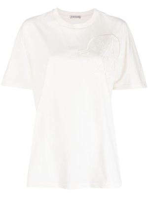 

Logo-embroidered cotton T-shirt, Moncler Logo-embroidered cotton T-shirt