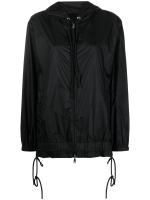 

Logo-print hooded rain jacket, Moncler Logo-print hooded rain jacket