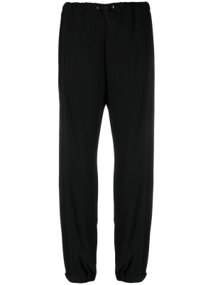 

Drawstring-waist slim-fit trousers, Moncler Drawstring-waist slim-fit trousers